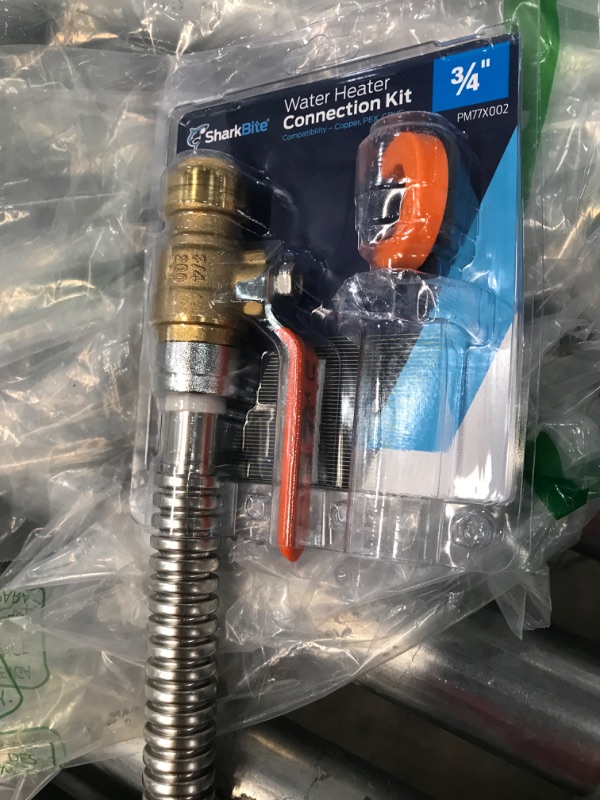 Photo 3 of **INCOMPLETE**SharkBite Hose 24680 Water Heater Conection Kit, 3/4 in