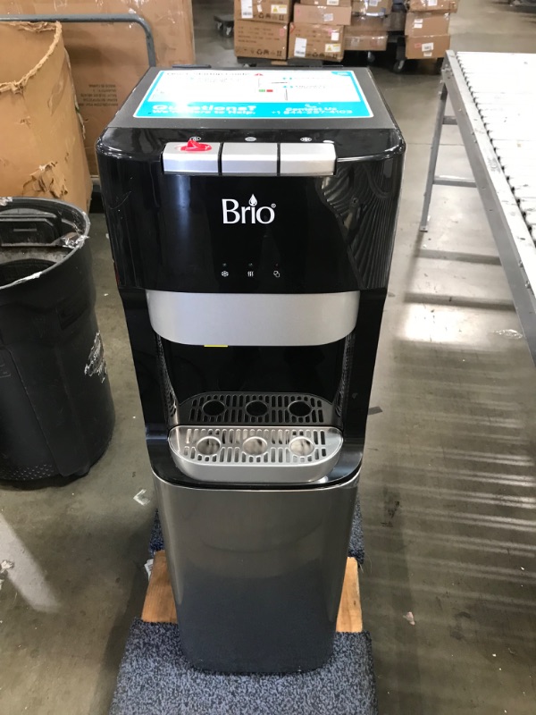 Photo 5 of *** USED *** *** TESTED POWERED ON *** Brio Bottom Loading Water Cooler Water Dispenser – Essential Series - 3 Temperature Settings - Hot, Cold & Cool Water - UL/Energy Star Approved