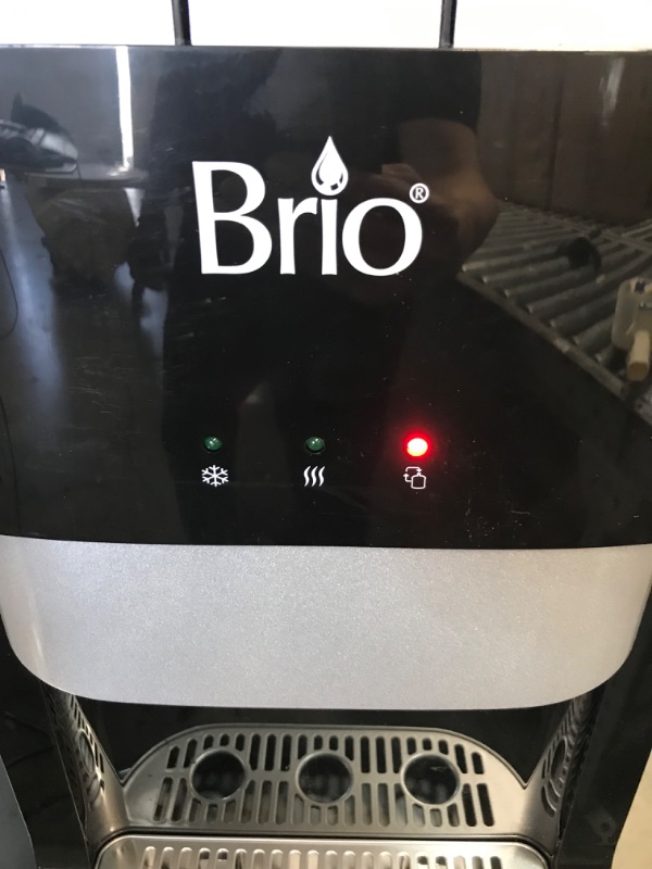 Photo 4 of *** USED *** *** TESTED POWERED ON *** Brio Bottom Loading Water Cooler Water Dispenser – Essential Series - 3 Temperature Settings - Hot, Cold & Cool Water - UL/Energy Star Approved