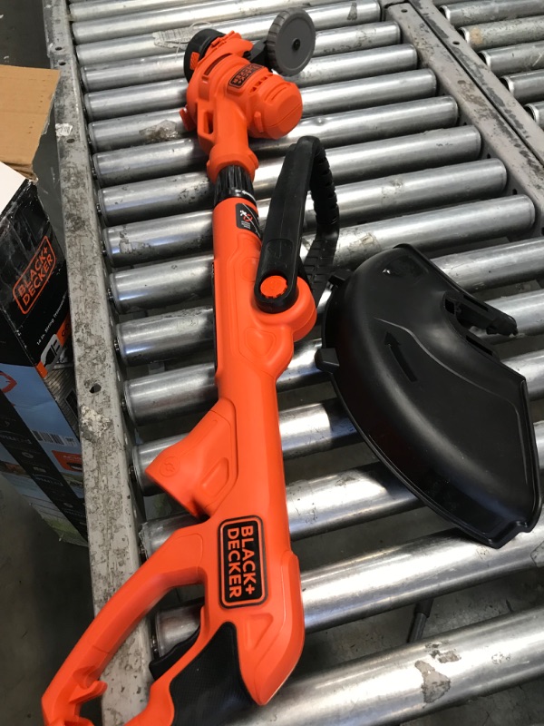 Photo 3 of *** USED *** *** UNABLE TO TESTBLACK+DECKER String Trimmer with Auto Feed, Electric, 6.5-Amp, 14-Inch (BESTA510)