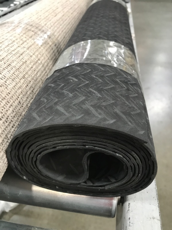 Photo 2 of 1 Roll***Rubber-Cal Diamond-Plate Rubber Flooring Rolls - 3 mm x 4 ft x 2 ft Roll - Black