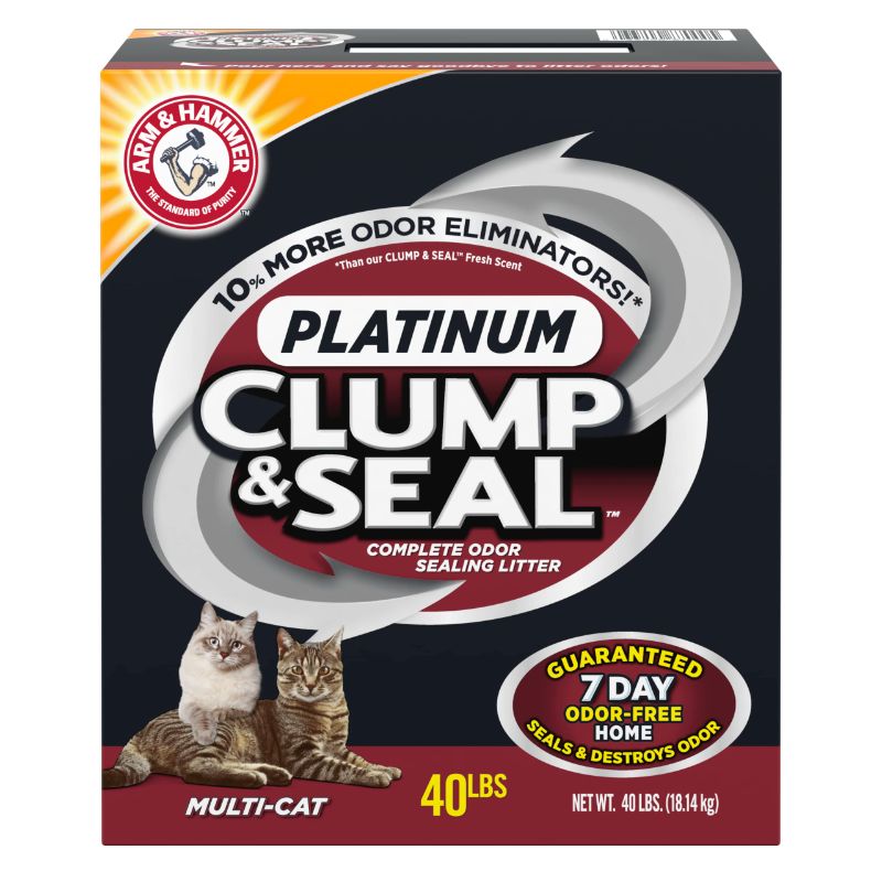 Photo 1 of *READ NOTES*ARM & HAMMER Clump & Seal Platinum Cat Litter 40 lb