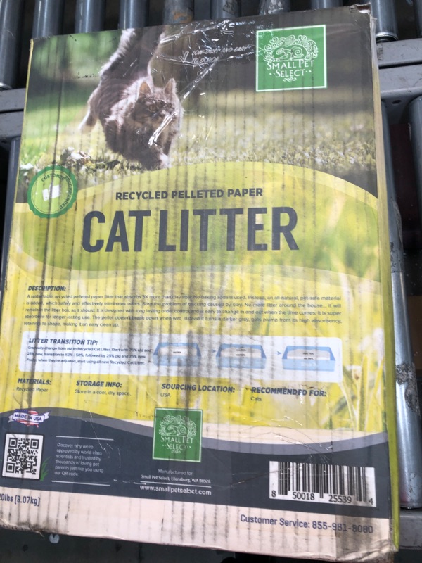 Photo 2 of *READ NOTES*Small Pet Select-Recycled Pelleted Paper Cat Litter 20lb