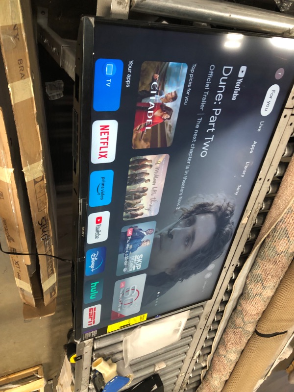 Photo 2 of Sony 43 Inch 4K Ultra HD TV X85K Series: LED Smart Google TV(Bluetooth, Wi-Fi, USB, Ethernet, HDMI) with Dolby Vision HDR and Native 120HZ Refresh Rate KD43X85K- 2022 Model
