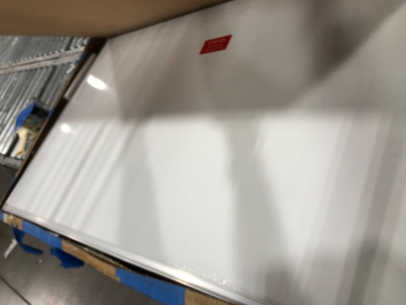 Photo 2 of Dry Erase Whiteboard Height Adjustable, Easel Stand White Board on Wheels - 48 x 60 Large Mobile Dry Erase Board, 4' x 5' Double Sided Magnetic Whiteboard for School Office Home, Sliding Up & Down 48 x 60 Sliding