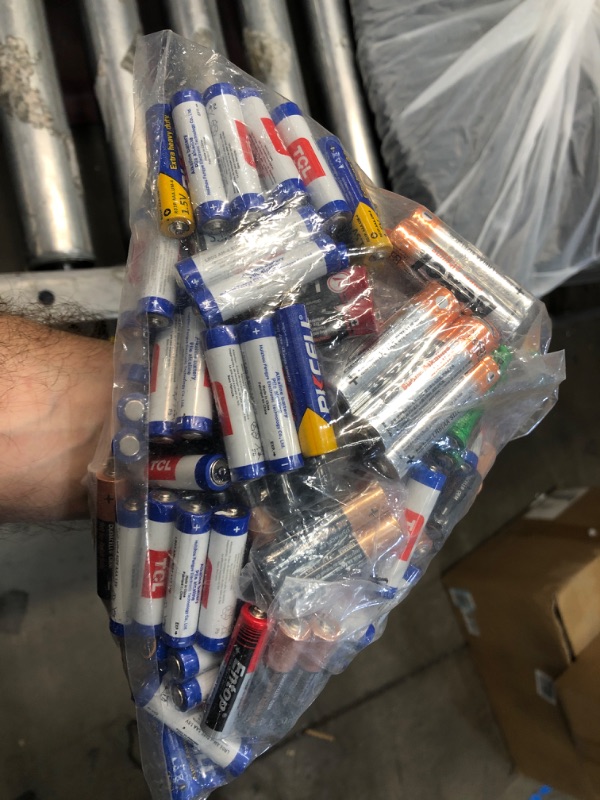 Photo 1 of **NO RETURNS** Bundle of Assorted Batteries 