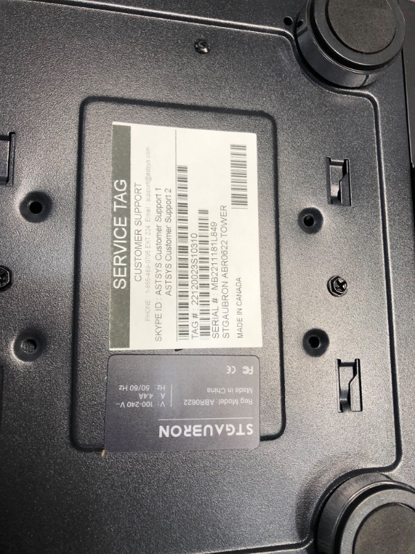 Photo 9 of PARTS ONLY DID NOT POWER ON 
STGAubron Gaming Desktop PC,Intel Core i7 up to 3.9G,32G,1TB SSD,GeForce RTX 3060 12G GDDR6,WiFi,BT 5.0,RGB Fanx6,RGB Keybaord,RGB Mouse,Mouse Pad,RGB Bluetooth Sound Bar,RGB BT Gaming Mic,W10H64