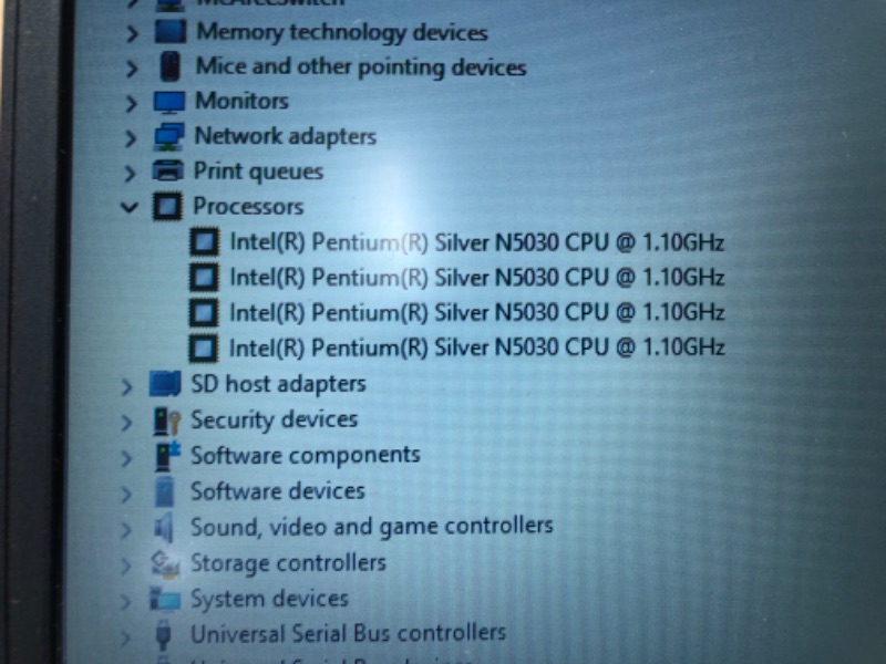 Photo 3 of Lenovo Newest IdeaPad 1i Student Laptop 14" HD Display, Intel Pentium Silver N5030 Processor(> N4020), 4GB RAM, 256GB Storage, WiFi, Webcam, HDMI, Windows 11 S,  4GB RAM | 256GB SSD Quad-core
