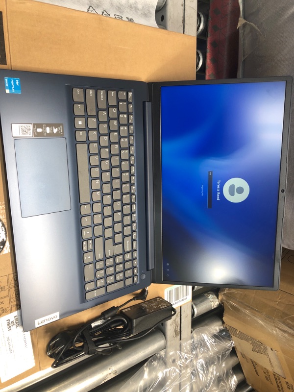 Photo 2 of ** HAS PIN unable to unlock  ** Lenovo ideapad 1 15.6 FHD Laptop, Intel Pentium Sliver N6000 Processor, 4GB RAM, 128GB eMMC, 1-Year Mircrosoft Office 365, Windows 11 Home in S Mode - 82LX0050US