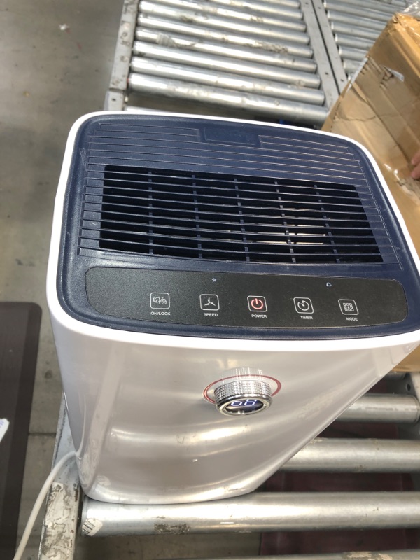 Photo 3 of Lumisys 2000 Sq Ft 30 Pints Dehumidifiers for Large Room, Basements, Home, Bathroom, Bedroom, with Auto or Manual Drainage | 36db Industry Leading Noise Reducing | Air Filter, Three Operation Modes, Rotating Knob 2,000 Sq. Ft