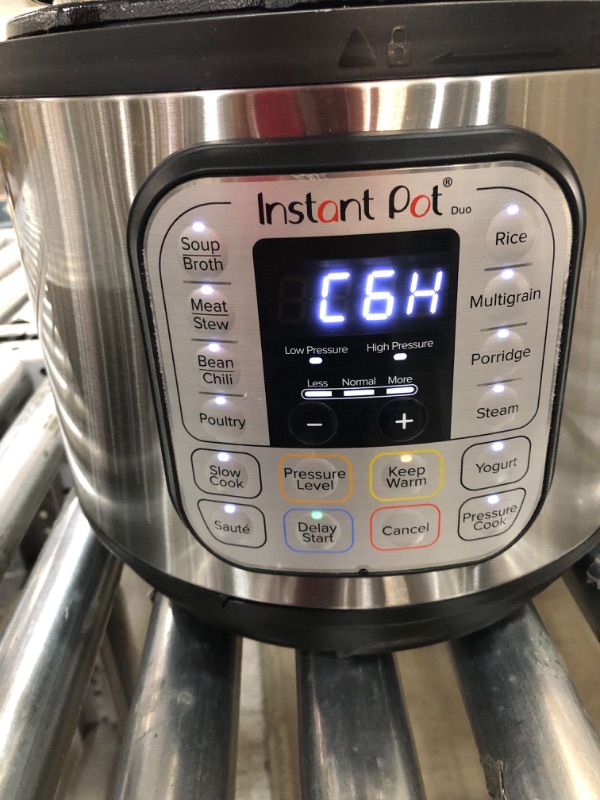 Photo 3 of ***PARTS ONLY NOT FUNCTIONAL***Instant Pot Duo 7-in-1 Electric Pressure Cooker, Slow Cooker, Rice Cooker, Steamer, Sauté, Yogurt Maker, Warmer & Sterilizer, Includes Free App with over 1900 Recipes, Stainless Steel, 8 Quart
