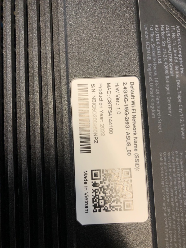 Photo 5 of ASUS ROG Rapture WiFi 6E Gaming Router (GT-AXE16000) - Quad-Band, 6 GHz Ready, Dual 10G Ports, 2.5G WAN Port, AiMesh Support, Triple-Level Game Acceleration, Lifetime Internet Security, Instant Guard
