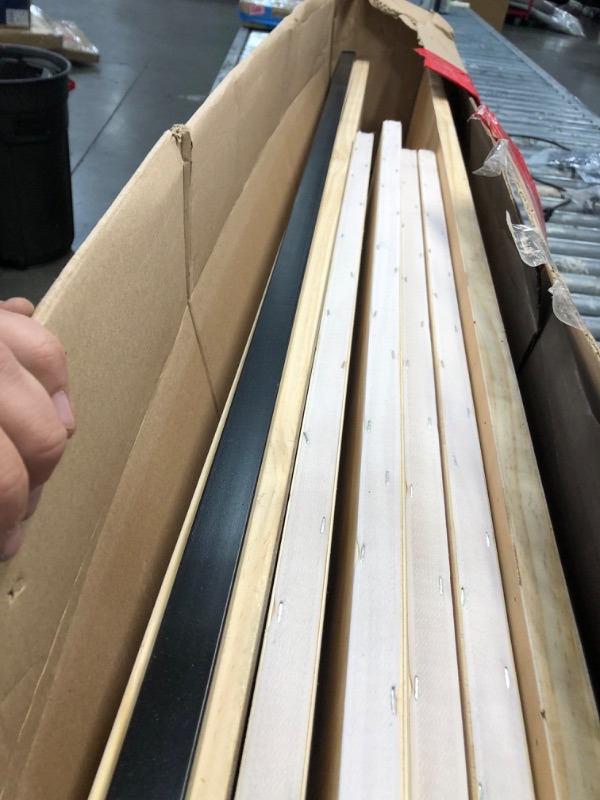 Photo 1 of Panana 9 Inch Metal Box Spring Bed Base/Heavy Duty Steel with Fabric Cover/Mattress Foundation/Metal Frame Easy Assembly,Queen,White Queen 9.0 Inches