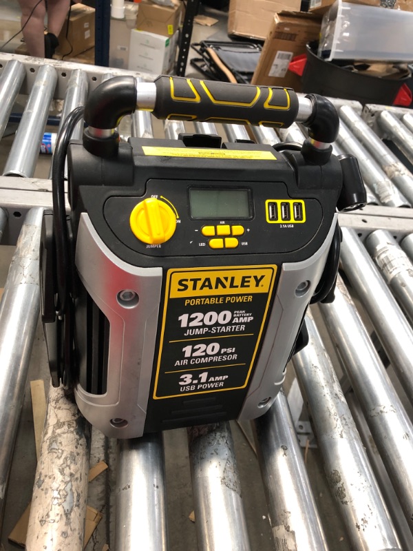 Photo 2 of STANLEY 1200amp Digital Portable Power Station Jump Starter