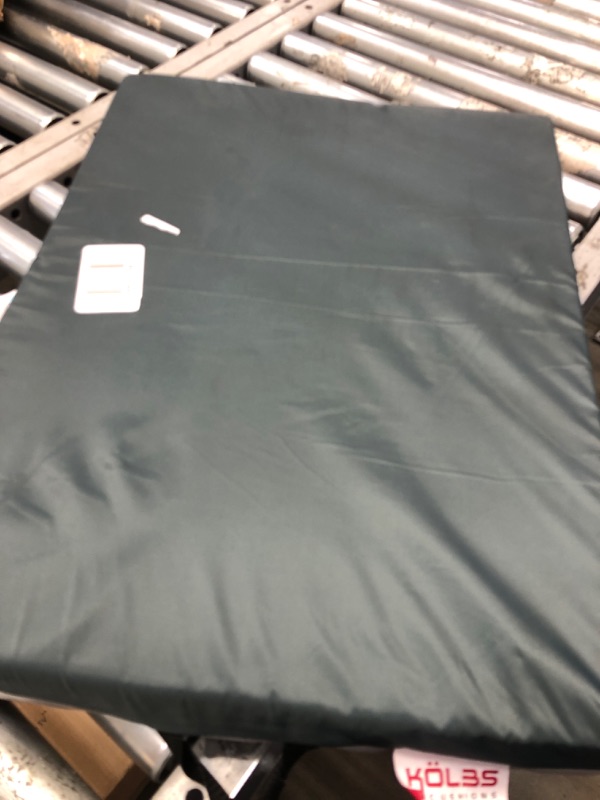 Photo 2 of ***DAMAGED FROM SHIPPING***Kölbs Gel Supreme Wheelchair Seat Cushion, 22 X 18 X 3 Inch GREEN/GREY