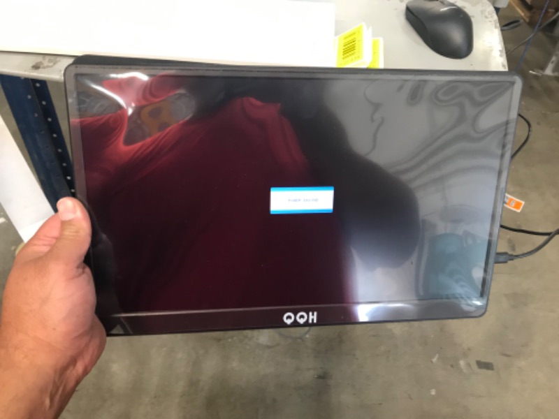 Photo 1 of QQH Portable Monitor, 15.6" Monitor for Laptop FHD 1080P USB C Computer Display IPS Second Screen, Mini HDMI Gaming Monitor with Smart Cover, Dual Speakers External Monitor for Phone PC MAC Xbox PS4
