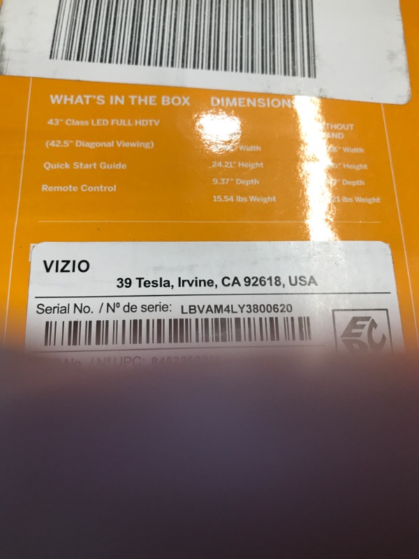 Photo 5 of VIZIO 43-inch V-Series 4K LED HDR Smart TV w/Dolby Vision, WiFi 6E, Bluetooth Headphone Capable, AMD FreeSync & Alexa Compatibility, V435M-K04, 2023 Model 43 inch