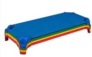 Photo 1 of  Red/Green/Yellow/Blue 4 Pack Kid-Size Cots Only 