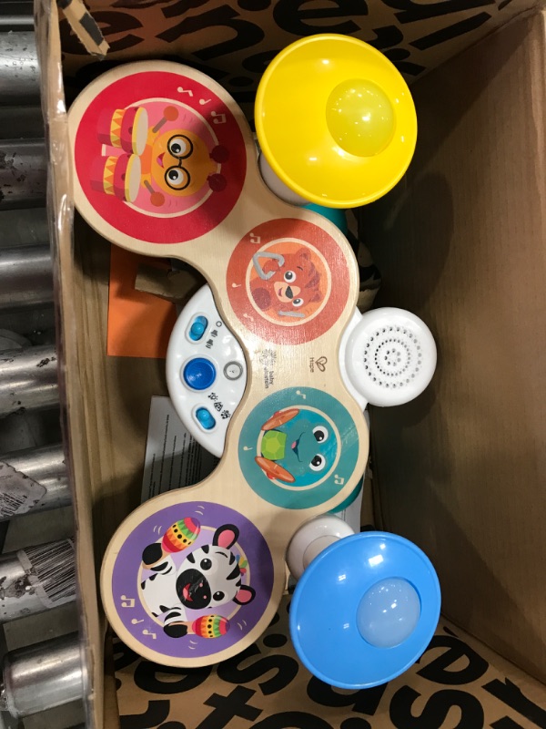 Photo 2 of Baby Einstein Together in Tune Drums? Safe Wireless Wooden Musical Toddler Toy, Magic Touch Collection, Age 12 Months+