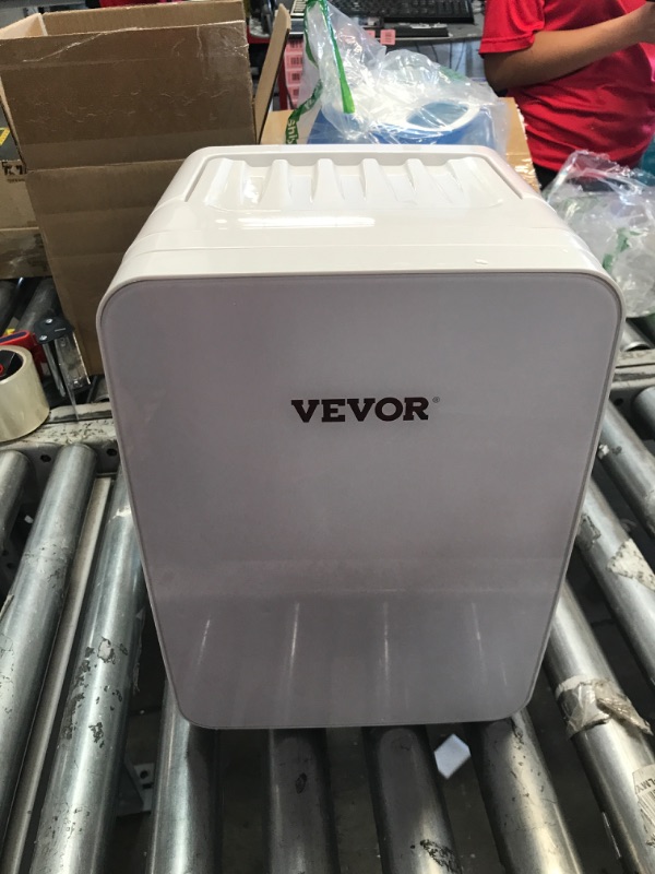 Photo 3 of *MISSING POWER CORDS* VEVOR Mini Fridge, 10 Liter Portable Cooler Warmer, Skincare Fridge White, Compact Refrigerator, Lightweight Beauty Fridge, for Bedroom Office Car Boat Dorm Skincare (110V/12V)
