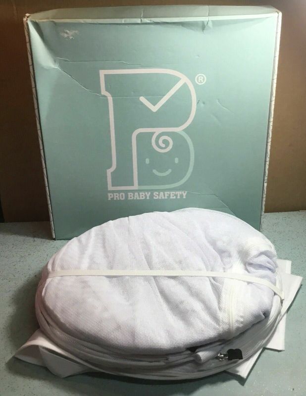 Photo 1 of 2021 Pro Baby Safety Pbs514 Mini Crib Mesh Tent Netting 50"x26"
