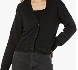 Photo 1 of Amazon Essentials Women's Cardigan Black, Small
