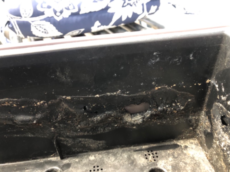 Photo 1 of MISSING ATTACHMENT; DAMAGED INTERIOR BIN**Lechuza 15446 Balconera Cottage 50 Self-Watering Planter for Indoor and Outdoor Use, 20" x 8" x 8", Sand Brown, Wicker Finish