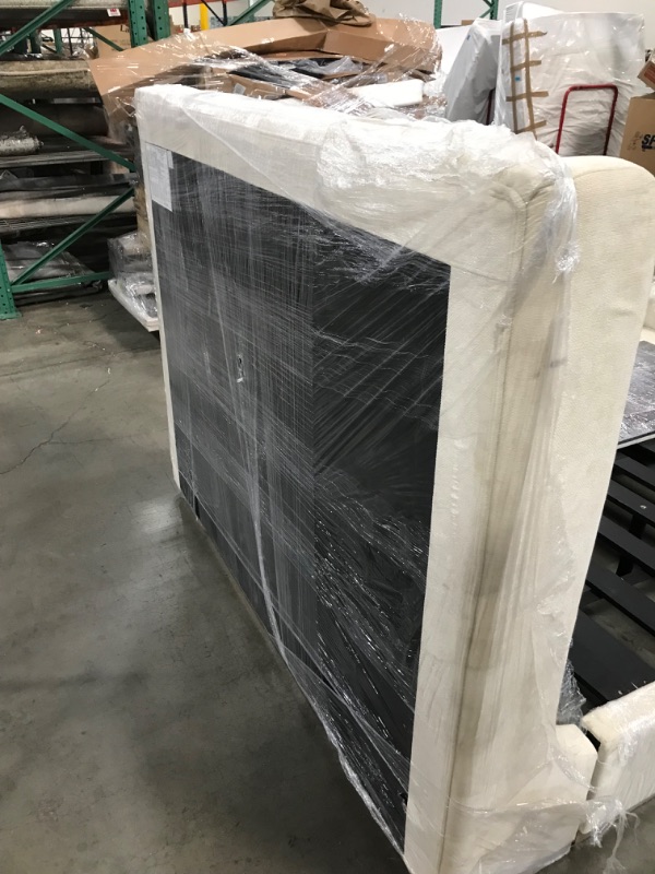 Photo 1 of (In 7 parts) Queen Size 66.375W x 88D 52H (inch) Net Wgt.of Filling Mat'l: 277.34lbs. 4437 .46oz. Cover: 100% polyester
