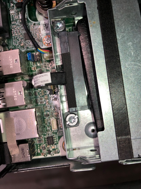 Photo 12 of (SEE NOTES) HP EliteDesk 800 G3 Mini PC 8GB 256GB SSD Intel Core i5-6500T Win10, Black  (Renewed)