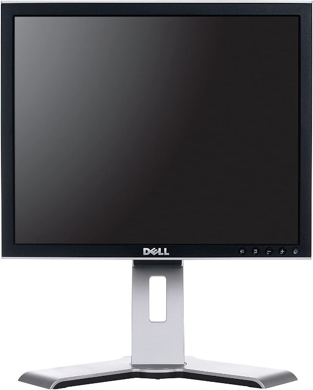 Photo 1 of 17" Dell 1708FPb DVI Rotating LCD Monitor w/USB Hub (Silver/Black) - Rotates to Portrait or Landscape View! (INCLUDES KEYBOARD, SEE ALL PHOTOS) 