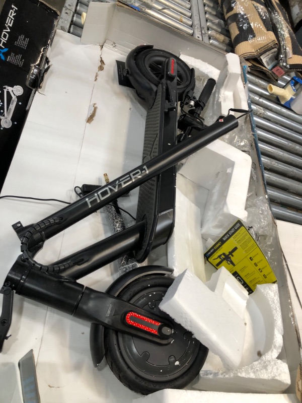Photo 1 of NONFUNCTIONAL** Hover-1 Journey Electric Scooter | 14MPH, 16 Mile Range, 5HR Charge, LCD Display, 8.5 Inch High-Grip Tires, 220LB Max Weight, Cert. & Tested - Safe for Kids, Teens, Adults Black