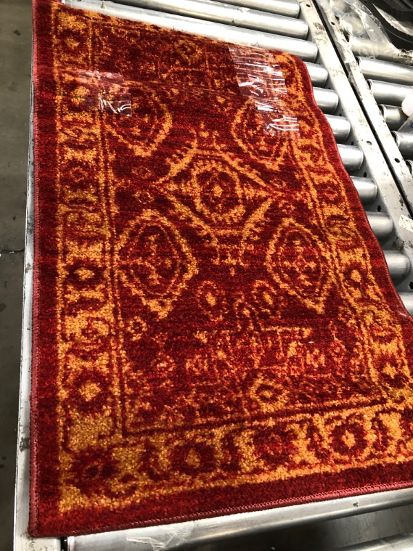 Photo 1 of 20 x 32 red bathroom rug 