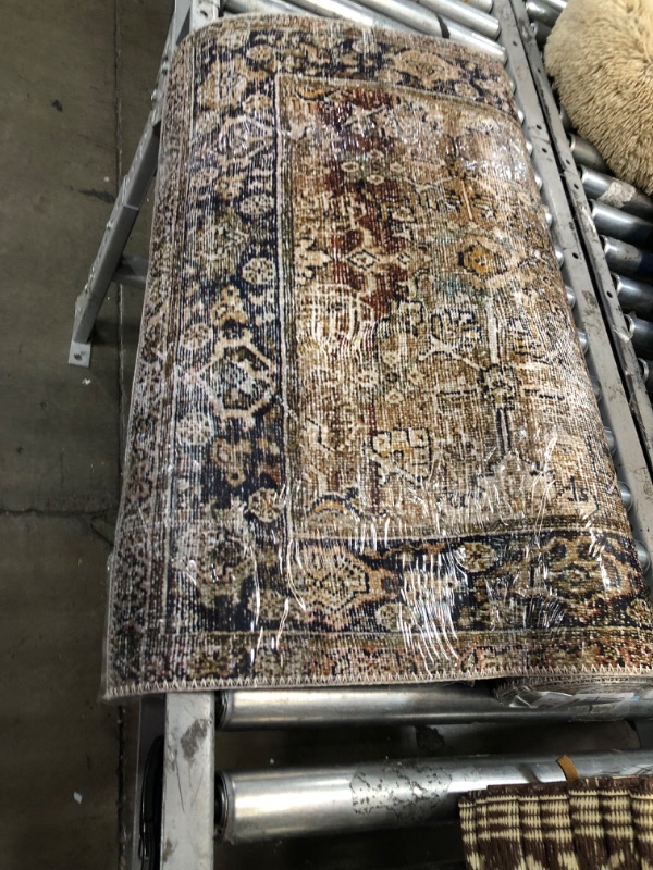 Photo 1 of Loloi II Layla Olive / Charcoal 2'-6" x 9'-6" Runner Rug