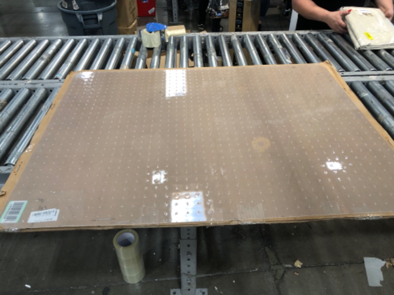 Photo 2 of Dimex 46"x 60" Clear Rectangle Office Chair Mat For Low Pile Carpet, Made In The USA, BPA And Phthalate Free, C532003G Low Pile 46" x 60" Clear