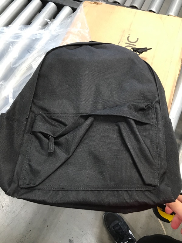 Photo 2 of Amazon Basics Classic School Backpack - Black
