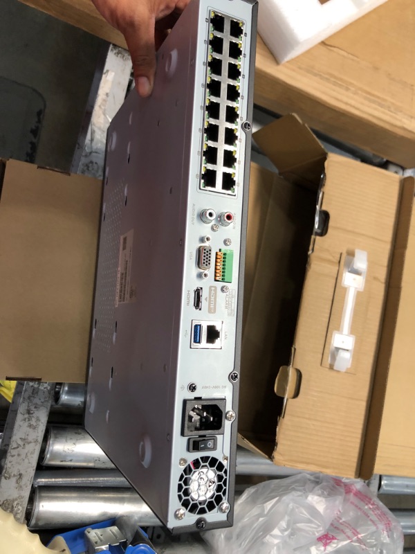 Photo 8 of *** USED IN LIKE NEW CONDITION *** 16CH IP Network Video Recorder - 16 Built in PoE Port Up to 12MP Resolution Recording Compatible with DS-7616NI-Q2/16P NVR 3 Year Warranty