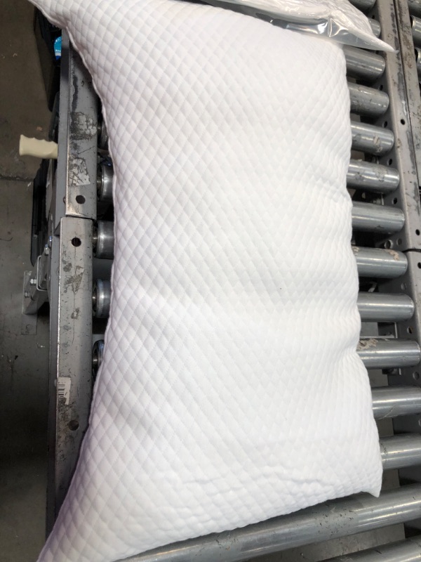 Photo 1 of *** ONE OF THE PILLOWS WAS USED THE OTHER IS NEW SEE PICTURES *** HomeMate Side Sleeper Pillow for Neck and Shoulder Pain Relief - Bed Pillows for Sleeping 19" x 29" Set of 2 Adjustable Soft White Memory Foam Pillow Curved Bed Pillow with Removable Washab