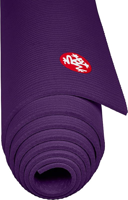 Photo 1 of *** USED IN GOOD CONDITION *** Manduka PRO Lite Yoga Mat - Lightweight For Women and Men, Non Slip, Cushion for Joint Support and Stability, 4.7mm Thick, Various Sizes and Colors Black Sage 71" x 24"