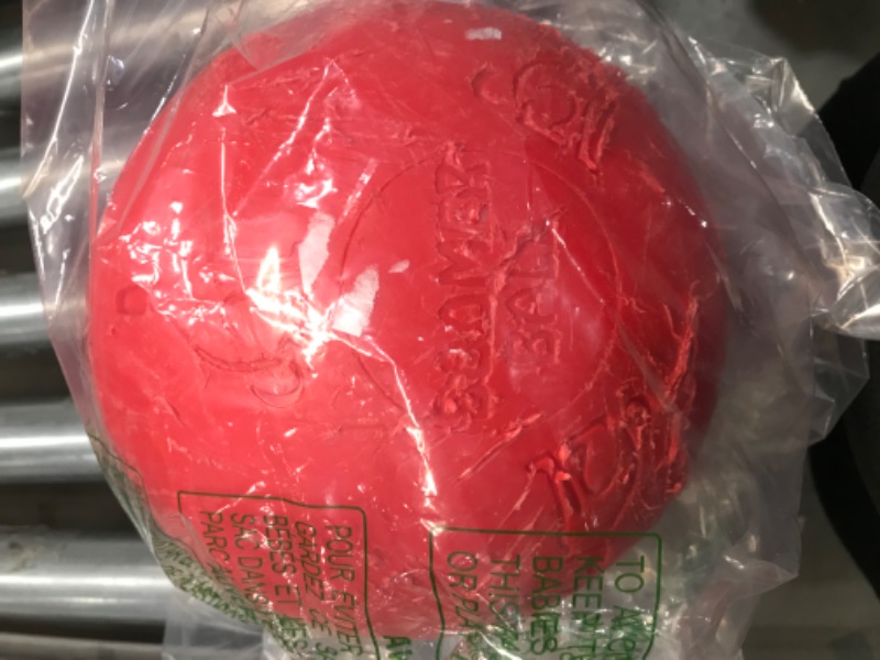 Photo 2 of BOOMER BALL 10 inch, Virtually Indestructible Best Dog Toy, Boredom Busting Football, Tough&Durable Large Dog Ball, Floats on Water, Great for Mental Stimulation&High Energy Dogs, Assorted Colours
