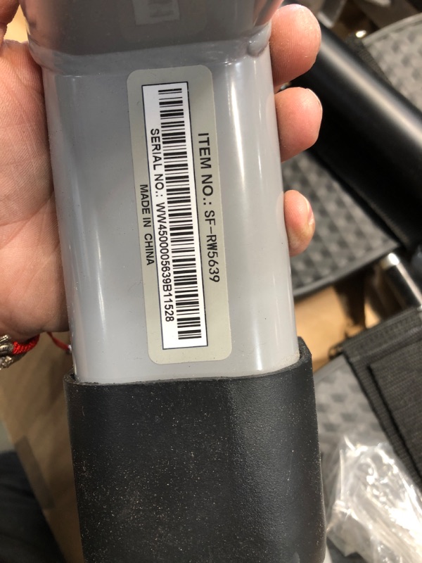 Photo 5 of Used / missing instructions *** Sunny Health & Fitness SF-RW5639 Full Motion Rowing Machine Rower w/ 350 lb Weight Capacity and LCD Monitor