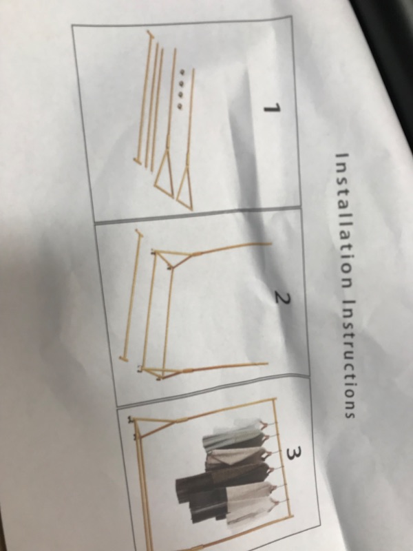 Photo 1 of *UNKNOWN BRAND** CLOTHES RACK BLACK 
