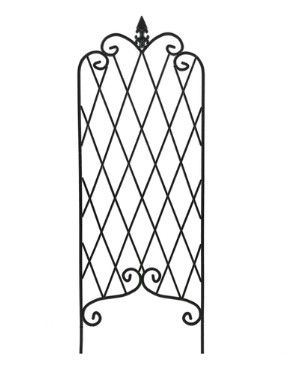 Photo 2 of Amagabeli Garden Trellis for Climbing Plants 47” x 16” Rustproof Black Iron Model No. ET150
