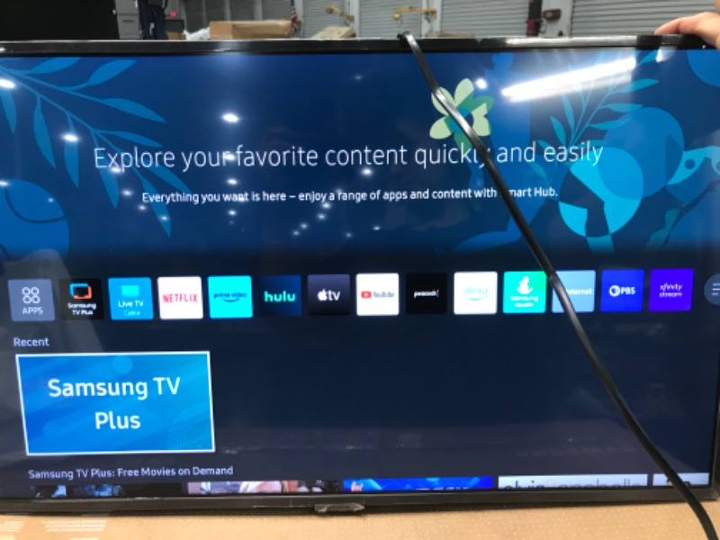 Photo 3 of SAMSUNG 32-Inch Class QLED Q60A Series - 4K UHD Dual LED Quantum HDR Smart TV with Alexa Built-in (QN32Q60AAFXZA, 2021 Model) 32 in TV Only