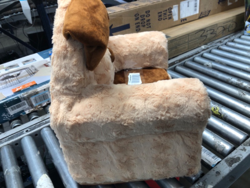 Photo 4 of Animal Adventure | Sweet Seats | Tan Dog Children's Plush Chair