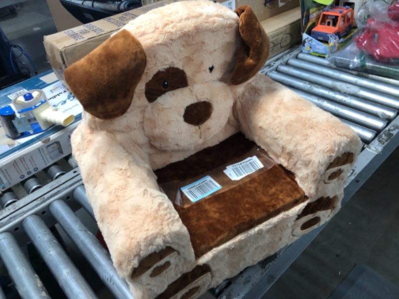 Photo 2 of Animal Adventure | Sweet Seats | Tan Dog Children's Plush Chair