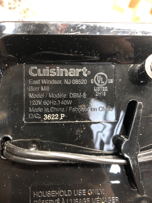 Photo 2 of ***POWERS ON***Cuisinart DBM-8 Supreme Grind Automatic Burr Mill Stainless Steel