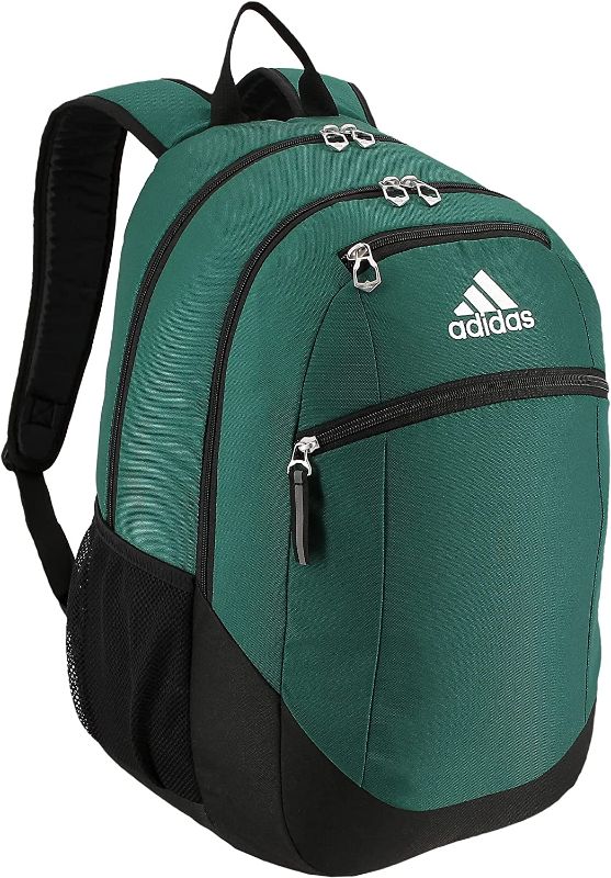 Photo 1 of adidas Striker 2 Backpack, Team Dark Green/Black/White, One Size
