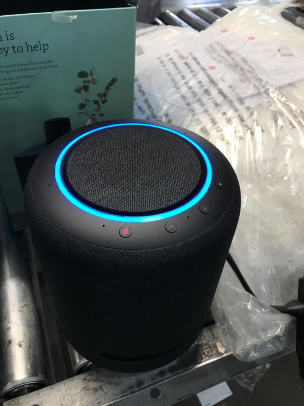 Photo 2 of Amazon - Echo Studio Smart Speaker with Alexa - Charcoal (B07G9Y3ZMC