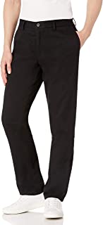 Photo 1 of 40WX28L-Men's Slim-Fit Wrinkle-Resistant Flat-Front Chino Pant 