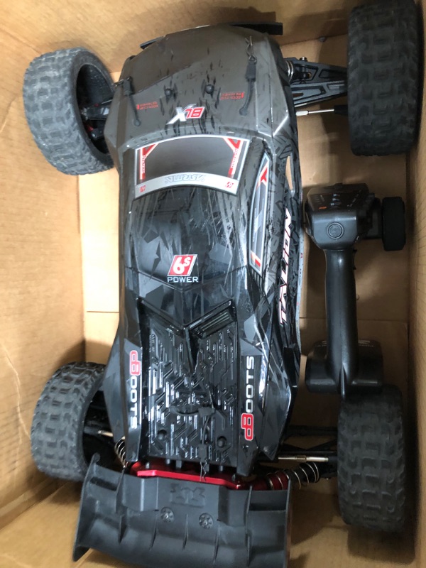 Photo 4 of ARRMA RC Truck 1/8 Talion 6S BLX 4WD Extreme Bash Speed Truggy RTR (Battery and Charger Not Included), Black, ARA8707